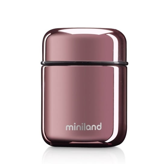 Miniland, Termos Deluxe do posiłków z torbą izotermiczną, Różowy, 280 ml Miniland