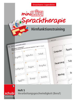 miniLÜK-Sprachtherapie - Hirnfunktionstraining. H.5 Westermann Lernwelten