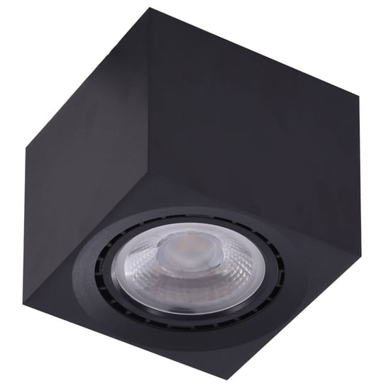 Minimalistyczna Lampa sufitowa Eco Alex czarna kostka cube AZzardo