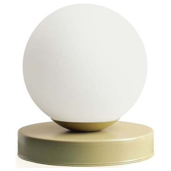Minimalistyczna lampka biurkowa Ball Table 1076B12_S biała Aldex