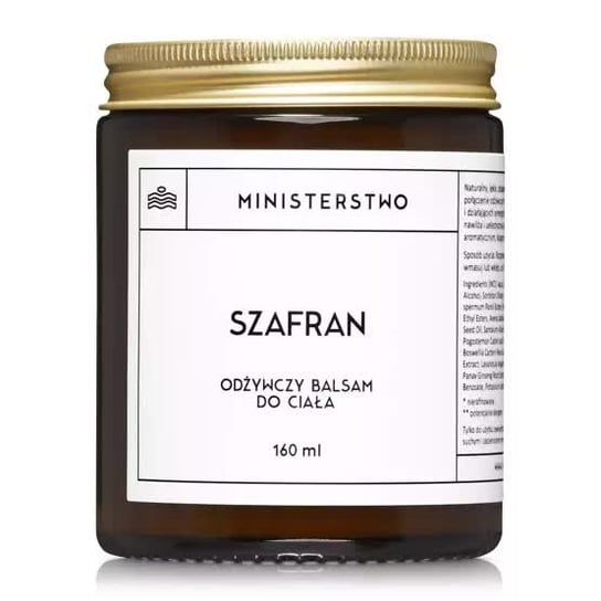Ministerstwo Dobrego Mydła, Odżywczy balsam do ciała, Szafran, 160 ml Ministerstwo Dobrego Mydła