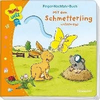 Miniwelt: Finger-Nachfahr-Buch. Mit dem Schmetterling unterwegs Stauber Sabine, Bergmann Emma