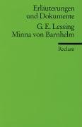 Minna von Barnhelm. Erläuterungen und Dokumente Lessing Gotthold Ephraim