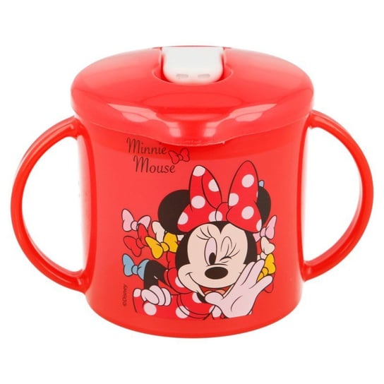 Minnie Mouse - Kubek niekapek z uchwytami 230 ml Forcetop