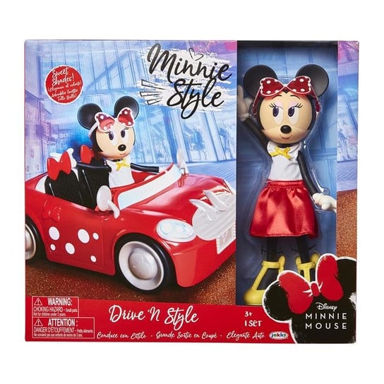 Minnie Mouse, lalka z samochodem Minnie Cooper Jakks Pacific