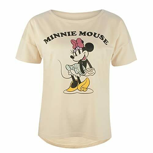 Minnie Mouse T-Shirt Damski Biały Top Z Krótkim Rękawem Cradle To Cradle Inna marka