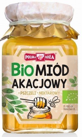 Miód akacjowy bio ekologiczny POLSKA RÓŻA 210 g Polska Róża