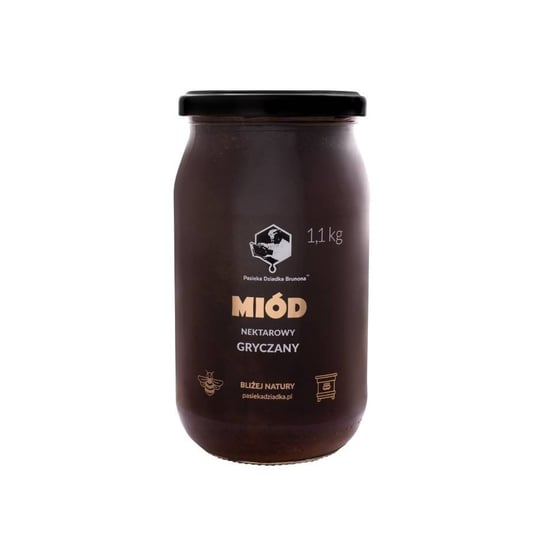 Miód gryczany 1,1 kg Pasieka Dziadka Brunona Pasieka Dziadka Brunona