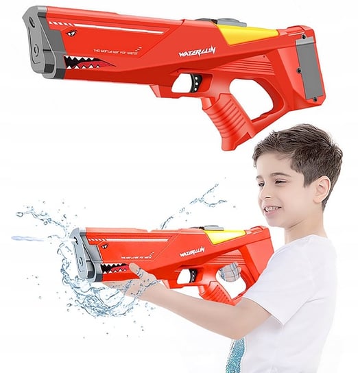 Miotacz elektryczny pistolet na wodę dla dzieci - AKUMULATOR LEOPARD