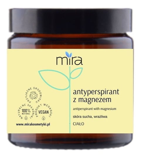 Mira, Naturalny antyperspirant w kremie z magnezem, 50 g Mira