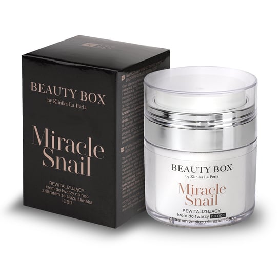 Miracle Snail Rewitalizujący Krem Do Twarzy Na Noc BEAUTY BOX by Klinika La Perla