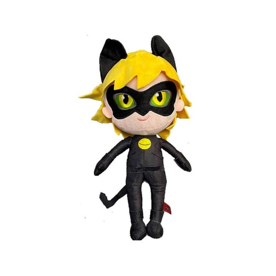 Miraculum Biedronka i Czarny Kot oryginalna maskotka pluszowa Czarny Kot Adrien 45 cm od renomowanego producenta na licencji dla dziecka 0+ idealny pomysł na prezent Inna marka