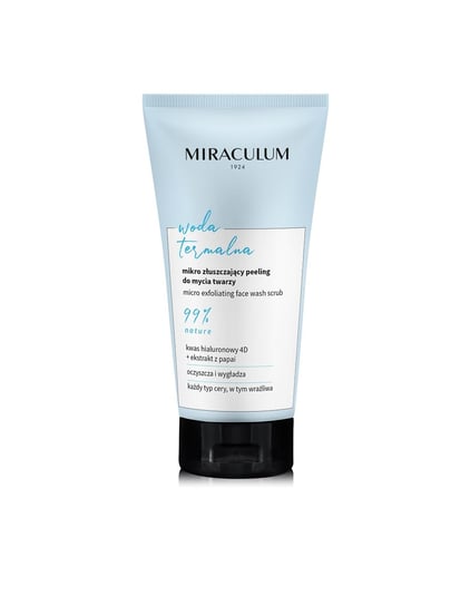 Miraculum, Woda Termalna, peeling mikro złuszczający do mycia twarzy, 150 ml Miraculum
