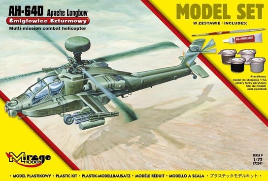 Mirage, AH-64D APACHE Longbow Amerykański Śmigłowiec Szturmowy, 14+ Mirage