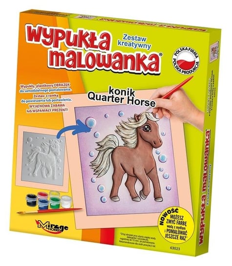 Mirage Hobby, Wypukła Malowanka KONIK –  QUARTER HORSE Mirage Hobby