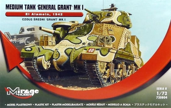 Mirage, Medium Tank Grant Mk I, Model do sklejania, 12+ Mirage