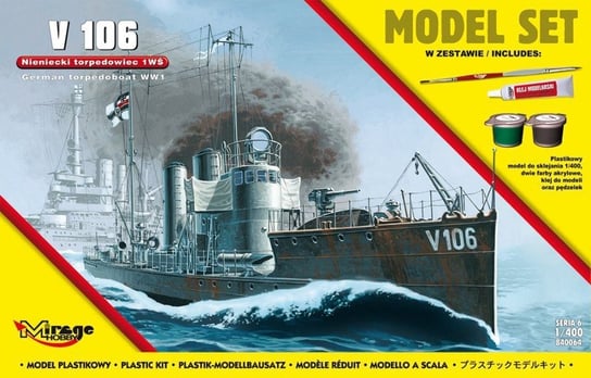 Mirage, 'V106' Niemiecki Okręt Torpedowy z I WŚ, 14+ Mirage