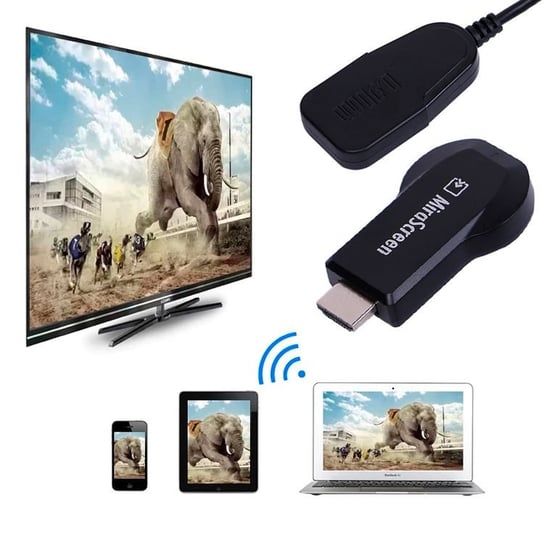 MiraScreen AnyCast DLNA WiFi do TV na HDMI AirPlay HEDO
