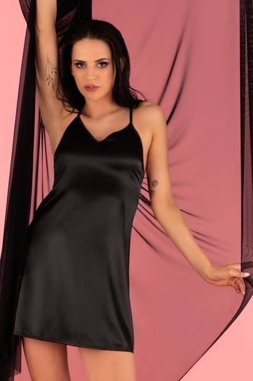 Mirdama Black LC 90519 koszulka i stringi - czarna, rozmiar Livia Corsetti, rozmiar L Livco Corsetti Fashion