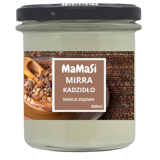 Mirra I Kadzidło Świeca Sojowa 300Ml Zapachowa Mamasi Candle