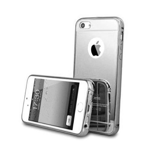 Mirror aluminium bumper na, iPhone 4, 4s, Etui lustro, srebrny EtuiStudio