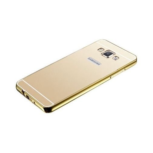 Mirror bumper case na Galaxy A5 2015 - Złoty EtuiStudio