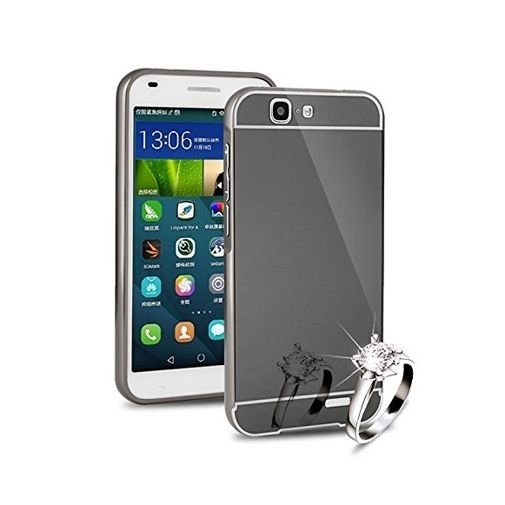Mirror bumper case na Huawei G7- Czarny EtuiStudio