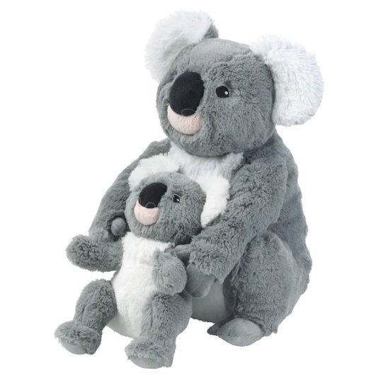 Miś pluszowy pluszak koala 2 szt mama i dziecko Sotast IKEA Ikea