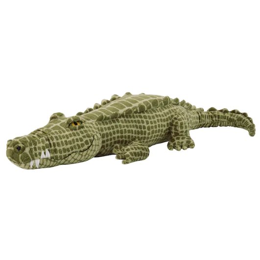 Miś pluszowy pluszak krokodyl zielony 80 cm Jattematt IKEA Ikea