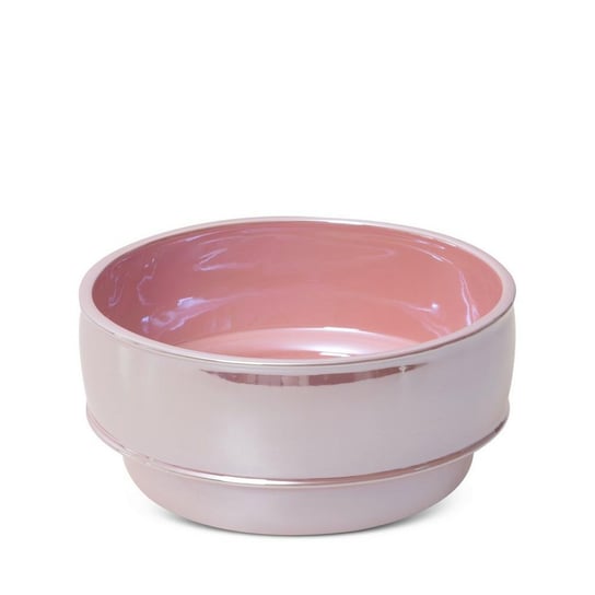 Misa ceramiczna Simona 1 20x20x10 różowa z perłowym połyskiem 01 Eurofirany Eurofirany