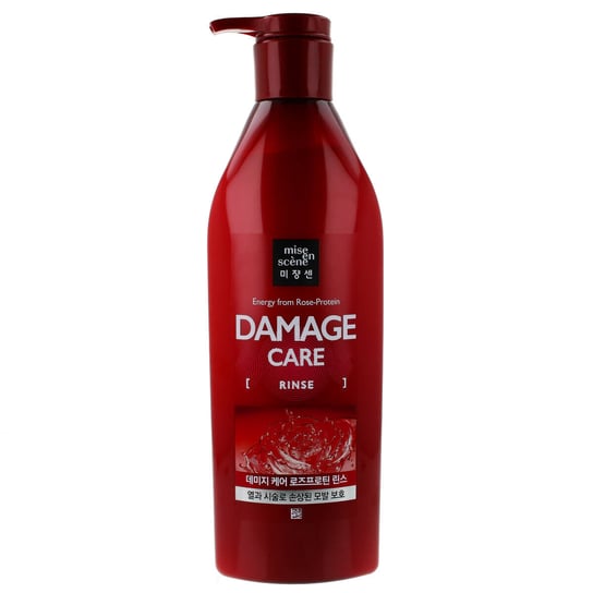 MiseEnScene Damage care Rose Protein Rinse, Odżywka do włosów zniszczonych, 680ml Inna marka