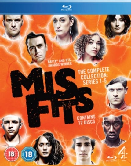 Misfits: Series 1-5 (brak polskiej wersji językowej) Channel 4 DVD