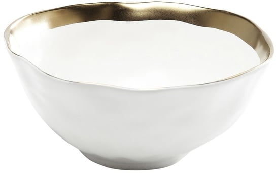 Miska Bell Ø15 cm biało-złota Kare Design