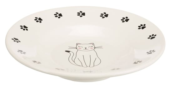 Miska ceramiczna dla ras krótkopyslkich, o 15 cm, biała Trixie