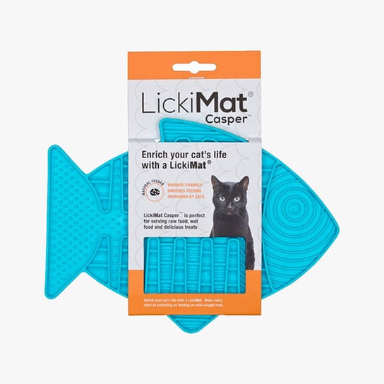 Miska dla kota LickiMat higiena jamy ustnej turkusowa LickiMat