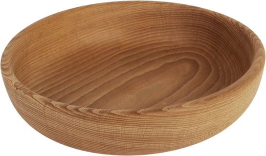 Miska Drewniana 26 Cm - Duża Miska Do Serwowania z Naturalnego Drewna o Średnicy 26 Cm Woodcarver