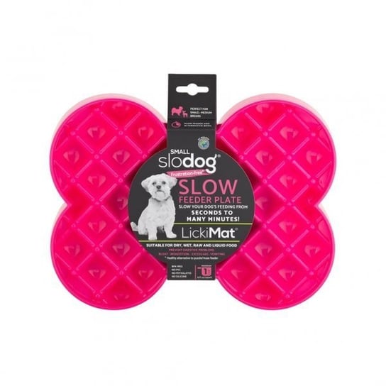 Miska spowalniająca jedzenie dla psa SLODOG SMALL różowa Flamingo Pet Products