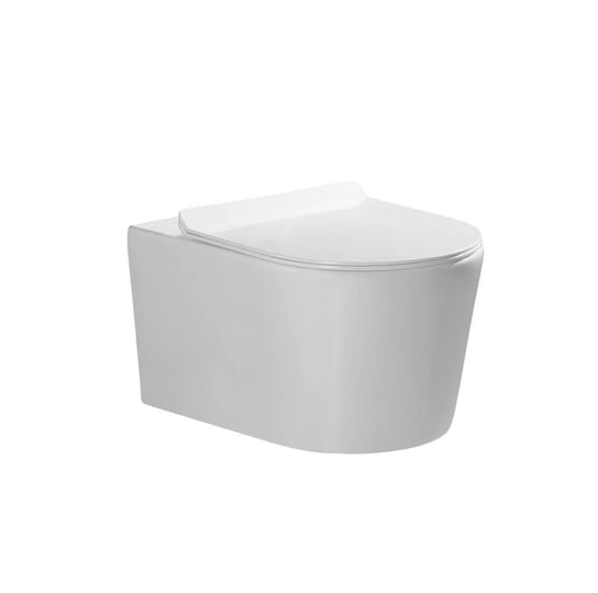 Miska WC Wisząca NOX 2.0 SuperFlush 53x36 + Deska Wolnopadająca Slim ABD02 Emporia Emporia
