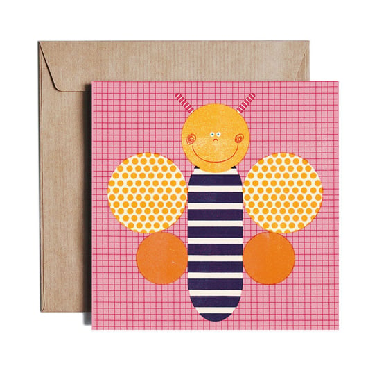 Miss Butterfly - Greeting card by PIESKOT Polish Design PIESKOT