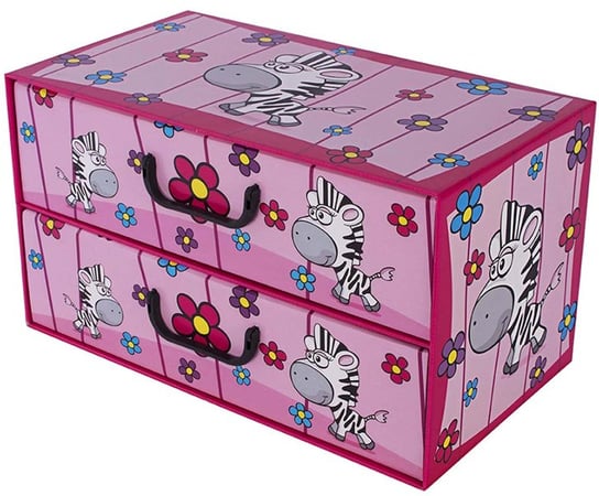 Miss space, Pudełko kartonowe, różowe, 25x25x44 cm Miss space