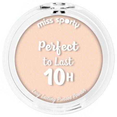 Miss Sporty, Perfect To Last 10H długotrwały puder w kamieniu 030 Light 9g Miss Sporty