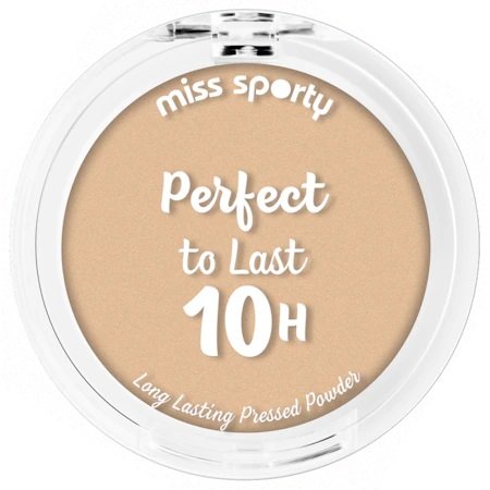 Miss Sporty, Perfect To Last 10H długotrwały puder w kamieniu 050 Sand 9g Miss Sporty