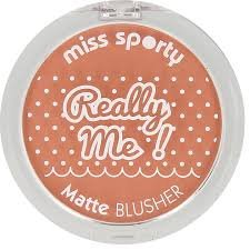 Miss Sporty, Really Me Matte Blush matowy róż do policzków 101 Really Tender, 5 g Miss Sporty