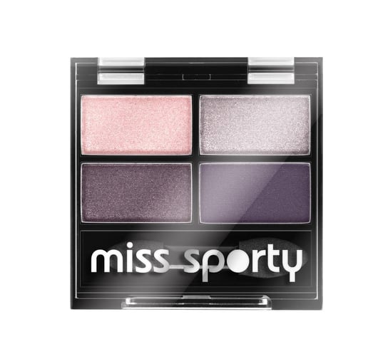 Miss Sporty, Studio Colour, poczwórne cienie do powiek 402 Smoky Green Eyes, 5 g Miss Sporty