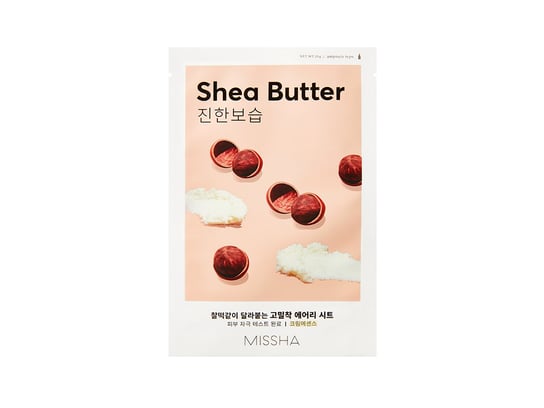 Missha Airy Fit Sheet Mask (Shea Butter)- odżywcza maseczka Missha