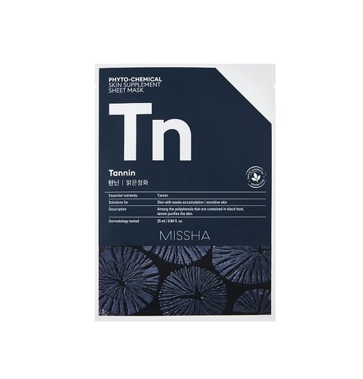 Missha, Phyto-Chemical, maska w płachcie Tannin, 25 ml Missha