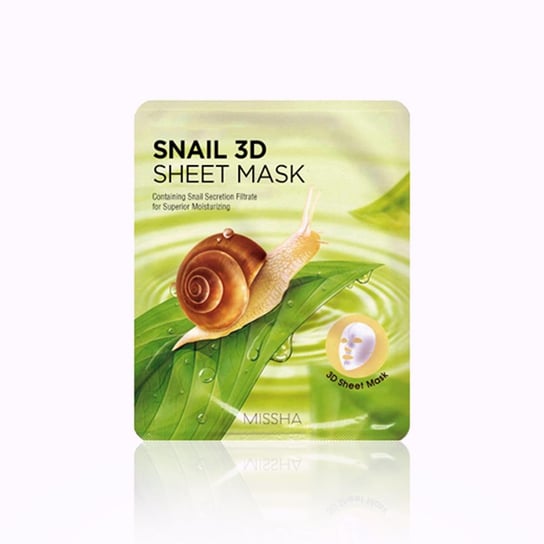 Missha, Snail 3D Sheet Mask Ślimakowa Maska W Płachcie, 23 G Missha