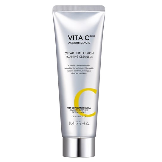 Missha Vita C Plus Clear Complexion Foaming Cleanser oczyszczająca pianka do twarzy z witaminą C 120ml Missha