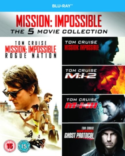 Mission: Impossible 1-5 (brak polskiej wersji językowej) Palma Brian De, Bird Brad, Woo John, Abrams J.J., McQuarrie Christopher
