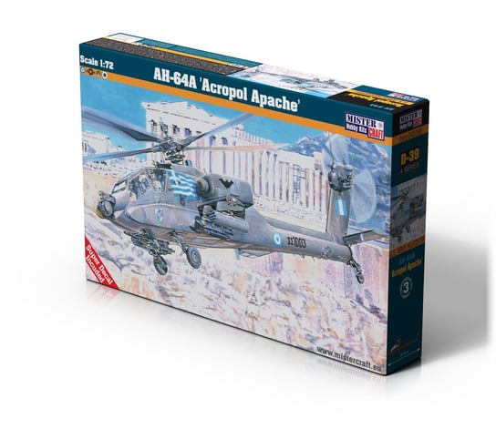 Mistercraft, model do sklejania AH-64A Acropol Apache 1:72 Mistercraft